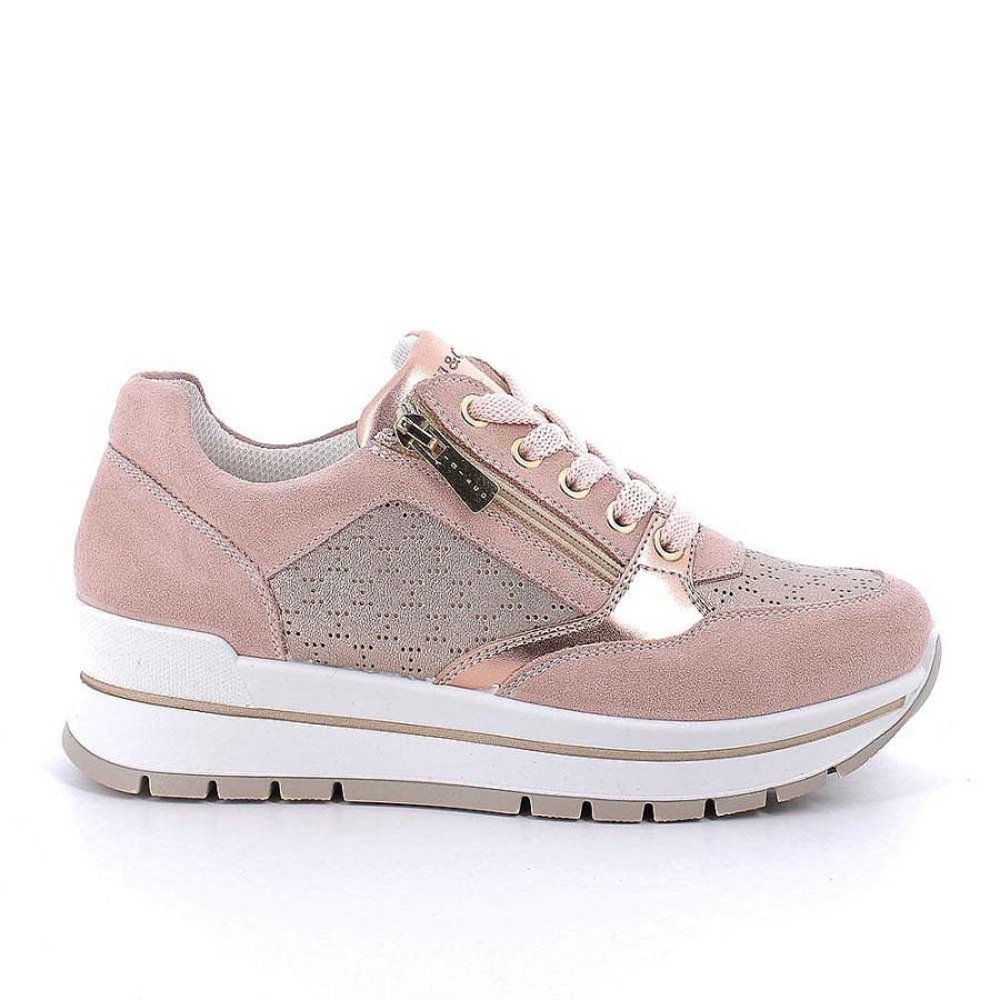 Igi&Co Sneakers In Pelle Da Donna Skin-Champagne Sneakers