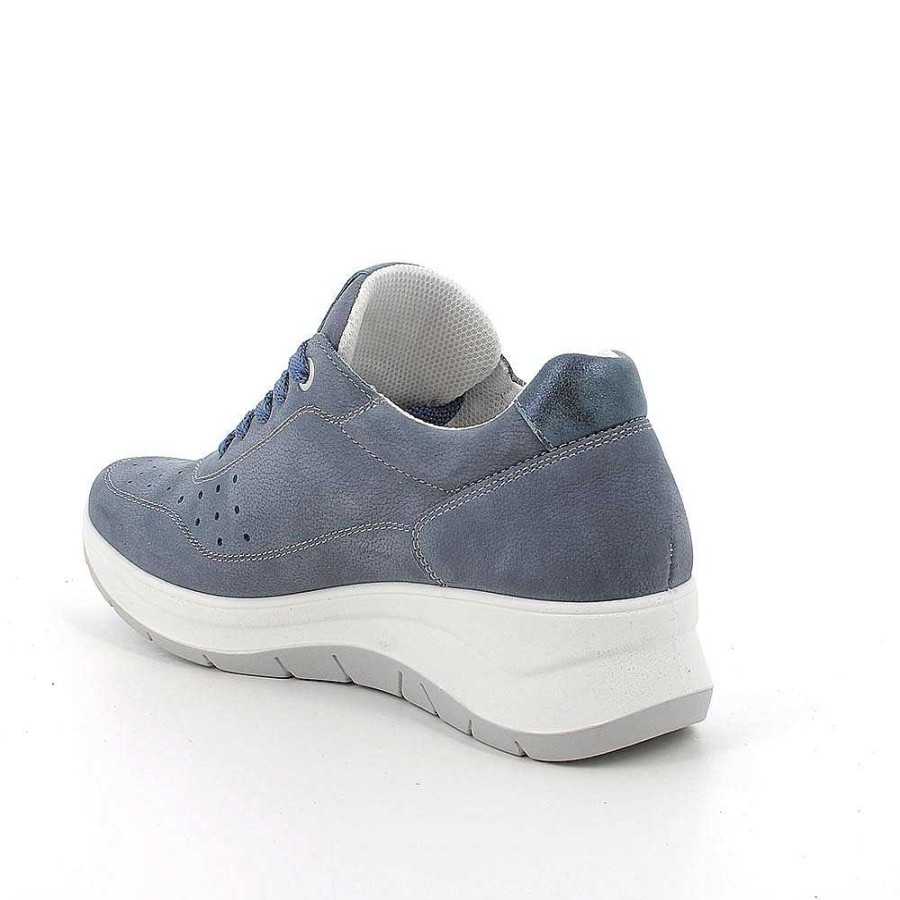 Igi&Co Scarpe Con Zeppa In Pelle Da Donna Avio Zeppe