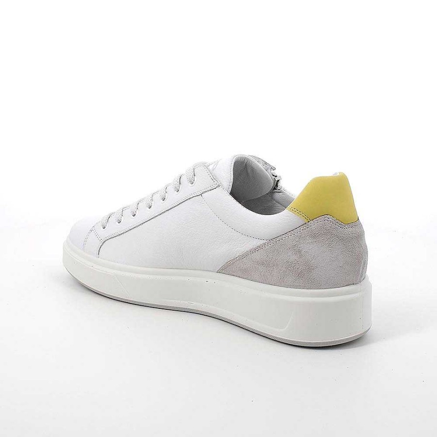 Igi&Co Sneakers In Pelle Da Uomo Bianco Sneakers