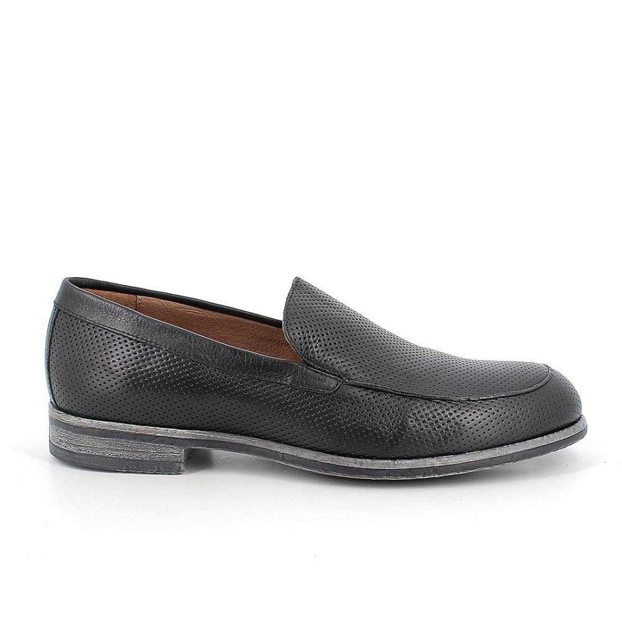 Igi&Co Mocassini In Pelle Da Uomo Nero Mocassini E Scarpe Basse