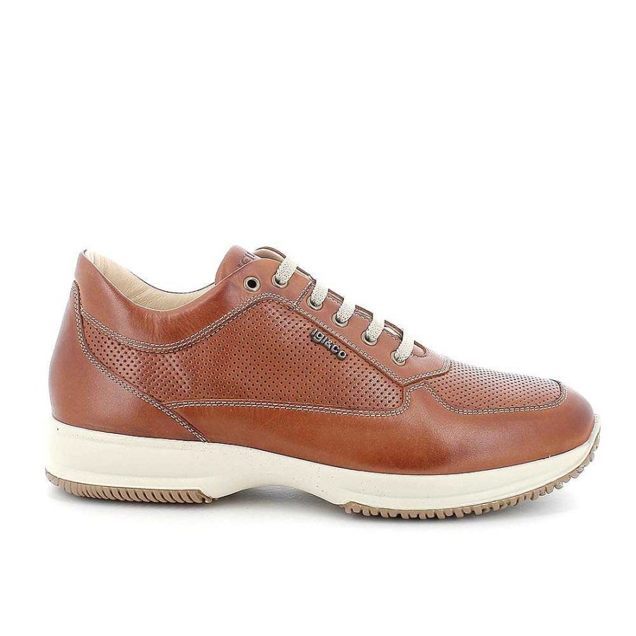 Igi&Co Sneakers In Pelle Da Uomo Cognac Sneakers