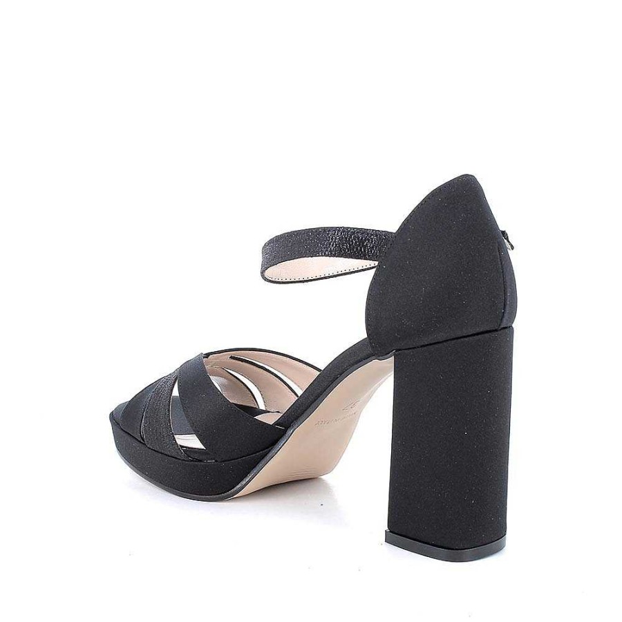 Igi&Co Sandali Con Tacco E Plateau Da Donna Nero Scarpe Con Tacco