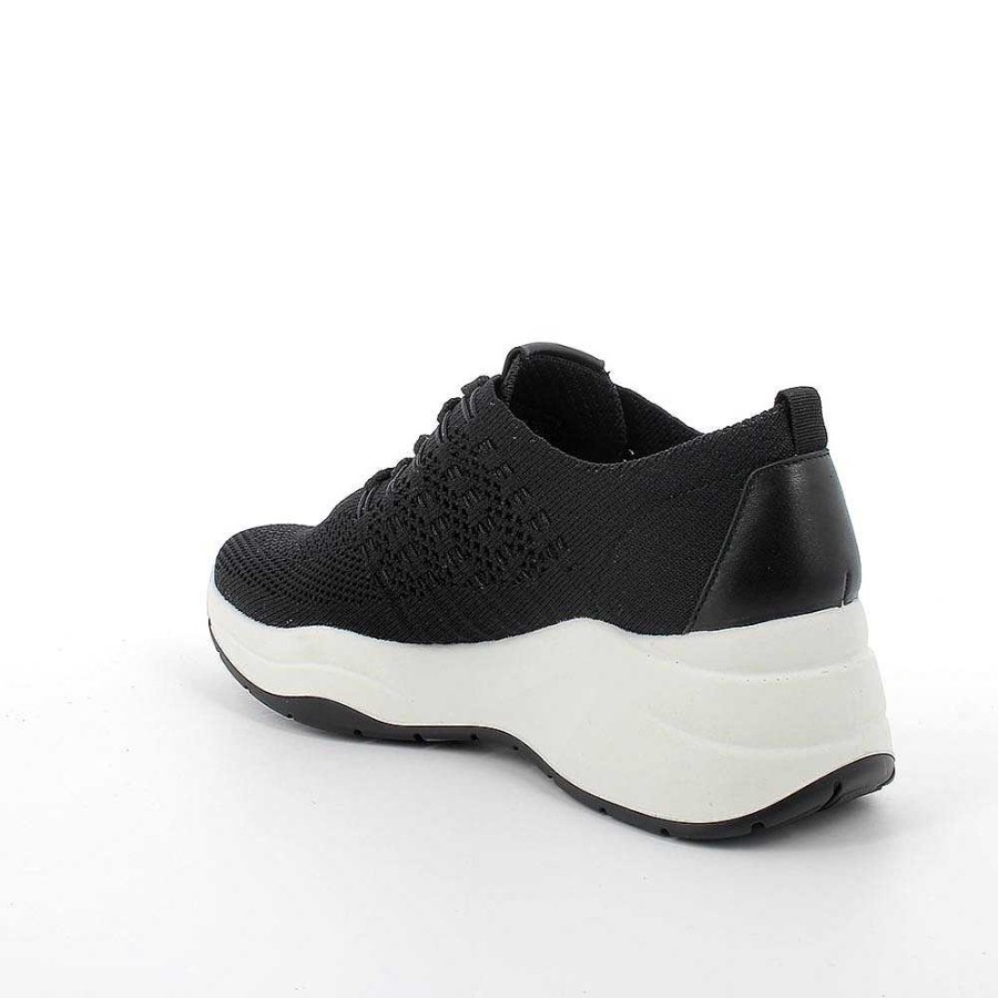 Igi&Co Sneakers Con Zeppa Da Donna Nero Zeppe