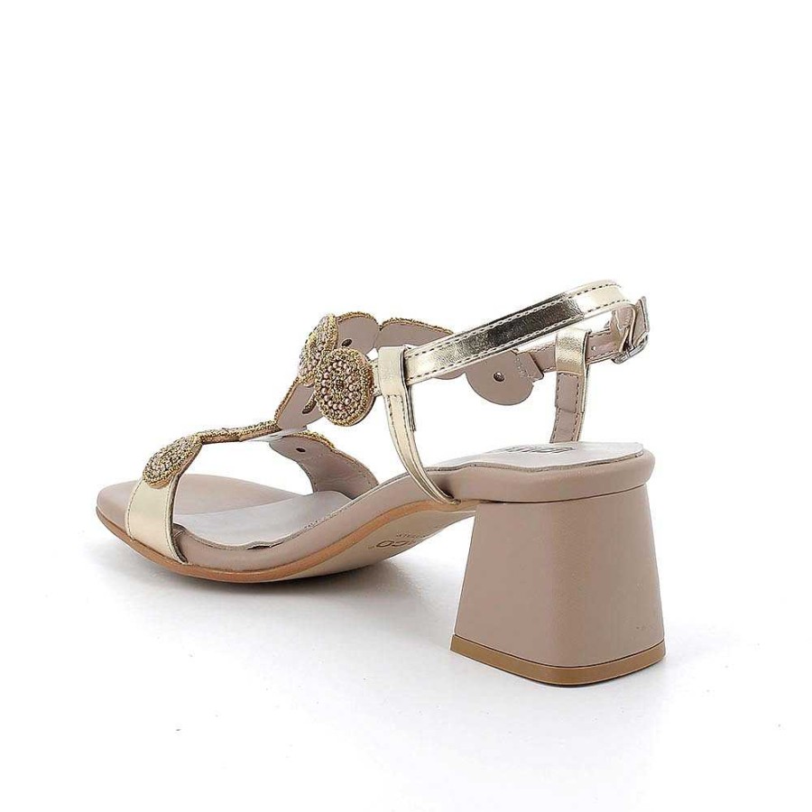 Igi&Co Sandali Con Tacco Da Donna Platino Scarpe Con Tacco