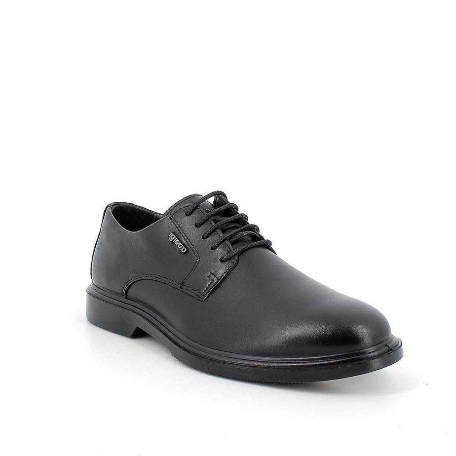 Igi&Co Stringate In Pelle Da Uomo Nero Stringate