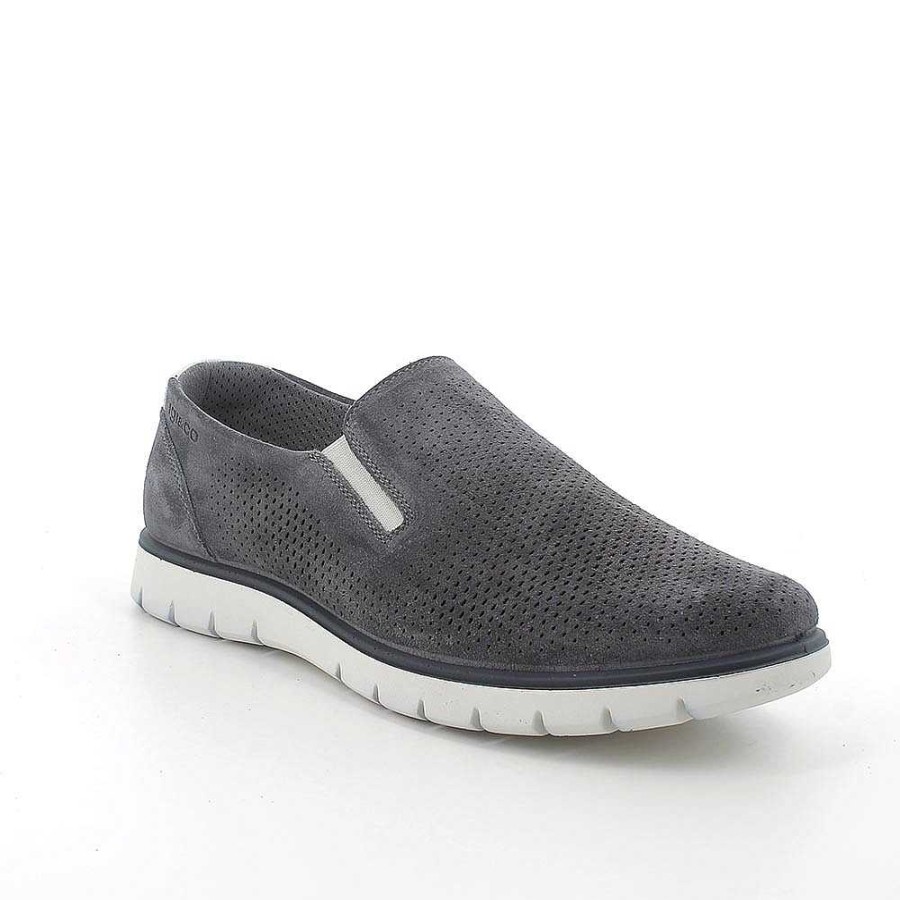 Igi&Co Slip On In Pelle Da Uomo Jeans Mocassini E Scarpe Basse