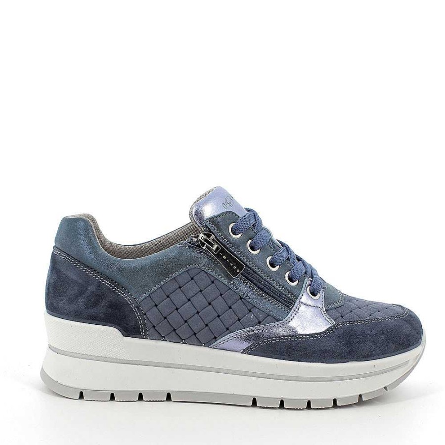 Igi&Co Sneaker In Pelle Da Donna Jeans Sneakers