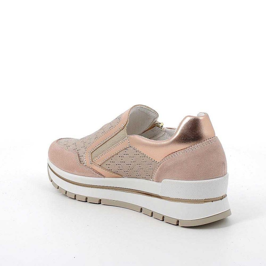 Igi&Co Sneakers In Pelle Da Donna Skin-Champagne Sneakers