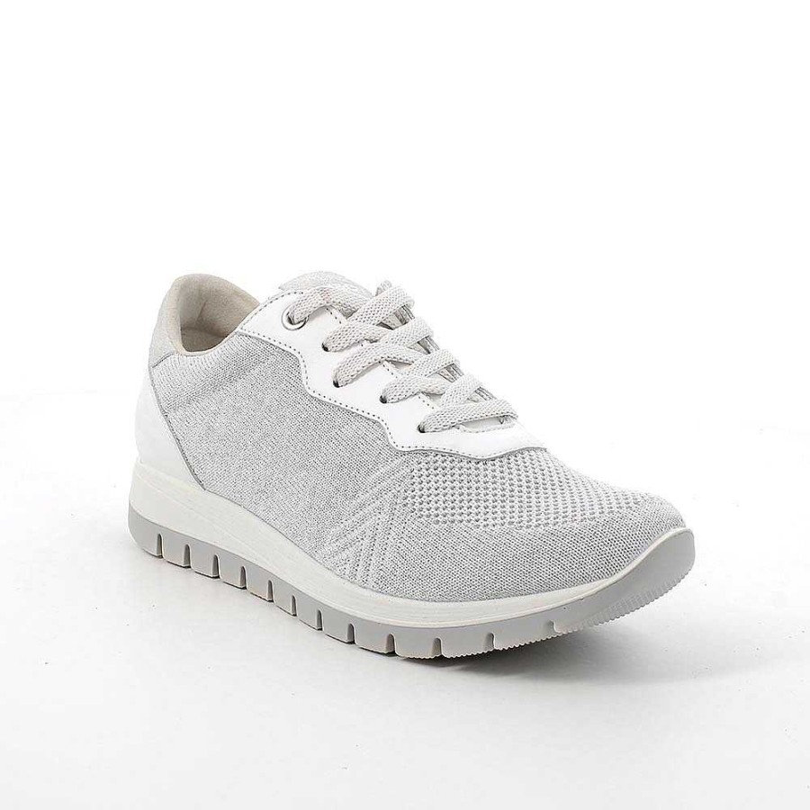 Igi&Co Sneakers Da Donna Bianco-Argento Sneakers