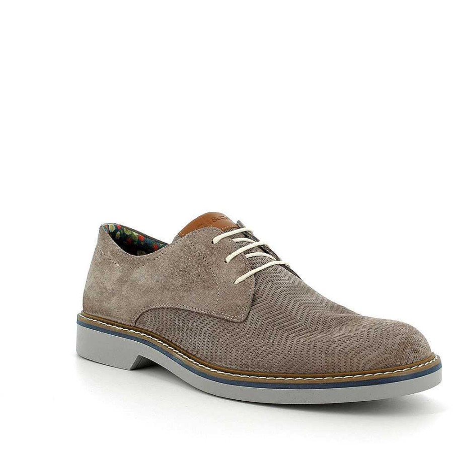 Igi&Co Stringata In Pelle Da Uomo Beige Scuro Stringate