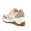 Igi&Co Sneakers Con Zeppa Da Donna Visone-Bianco Zeppe