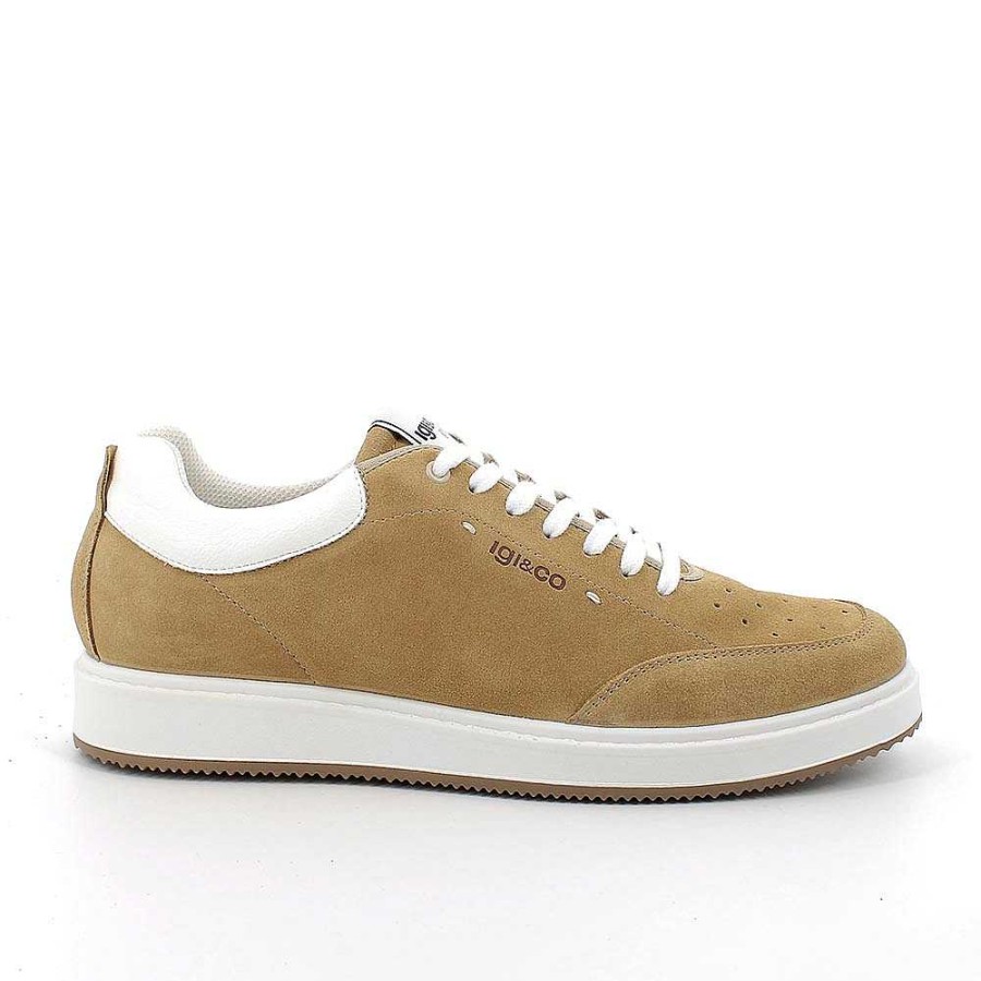 Igi&Co Sneakers In Pelle Da Uomo Senape Sneakers