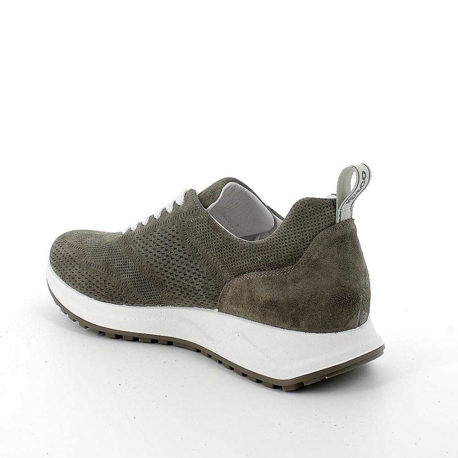 Igi&Co Sneakers In Pelle Da Uomo Verde Militare Sneakers