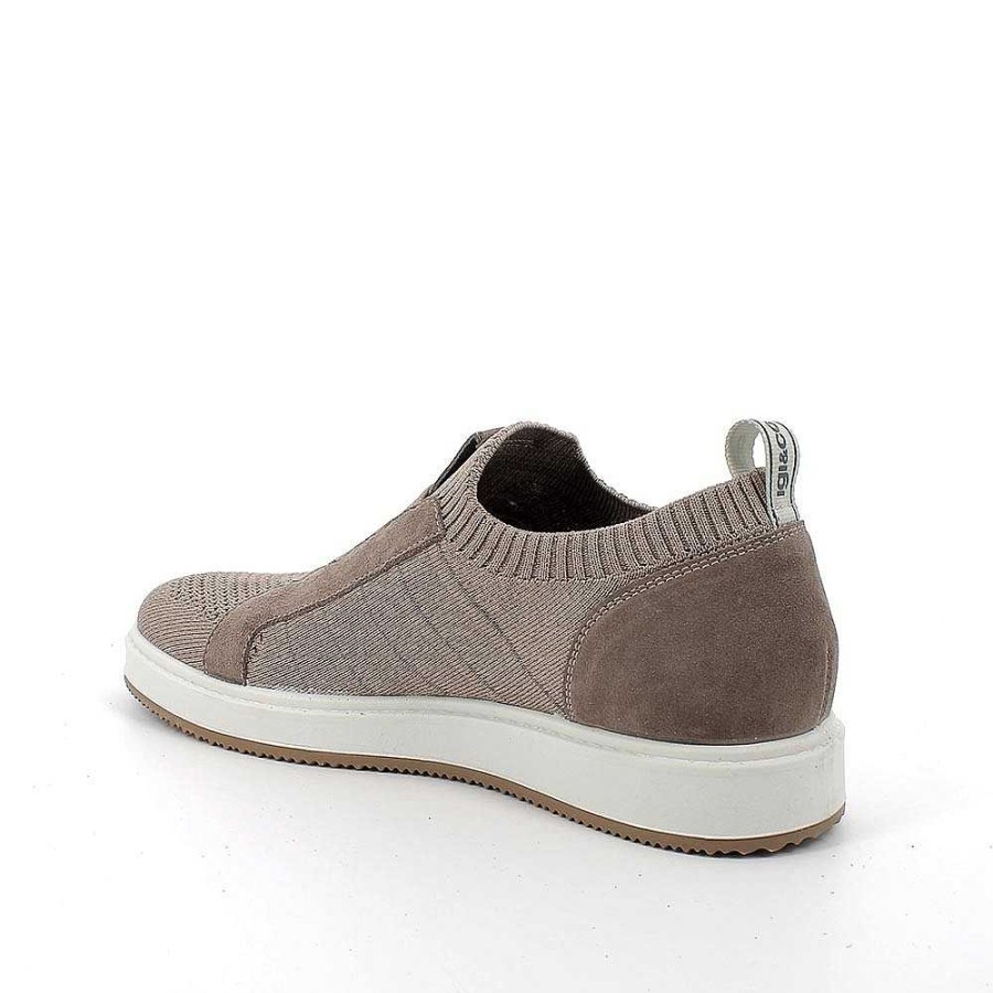 Igi&Co Slip On Da Uomo Beige Mocassini E Scarpe Basse