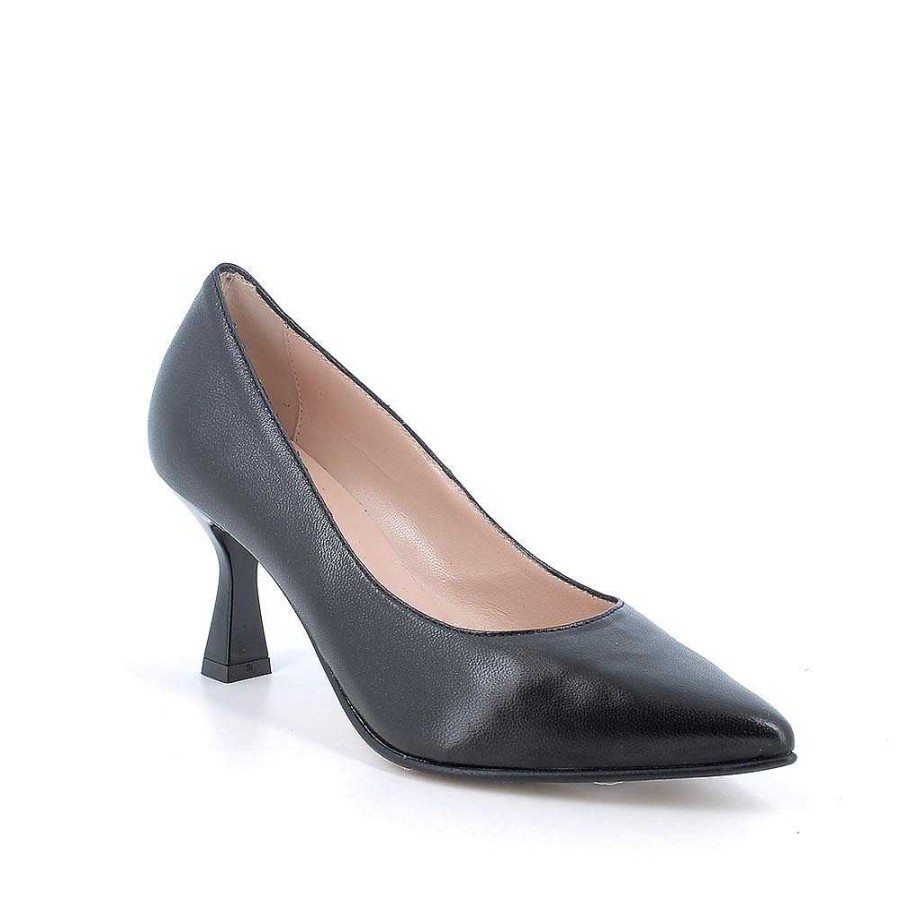 Igi&Co Decollete Con Tacco In Pelle Da Donna Nero Scarpe Con Tacco