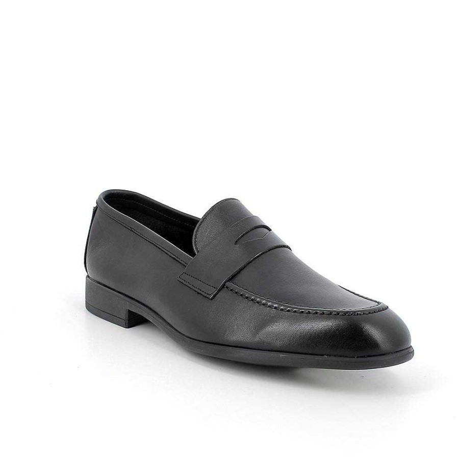 Igi&Co Mocassini In Pelle Da Uomo Nero Mocassini E Scarpe Basse