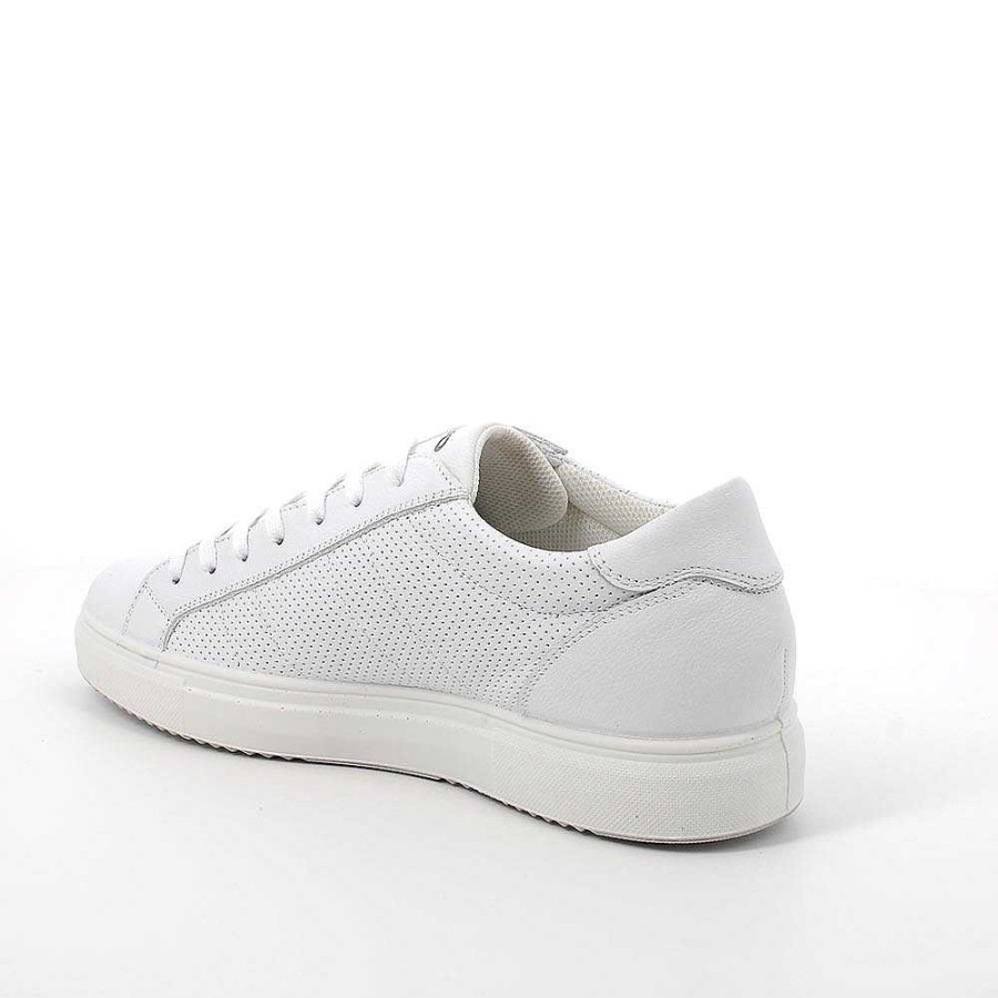 Igi&Co Sneakers In Pelle Da Uomo Bianco Sneakers