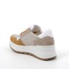 Igi&Co Sneakers Con Zeppa Da Donna Beige-Senape Zeppe