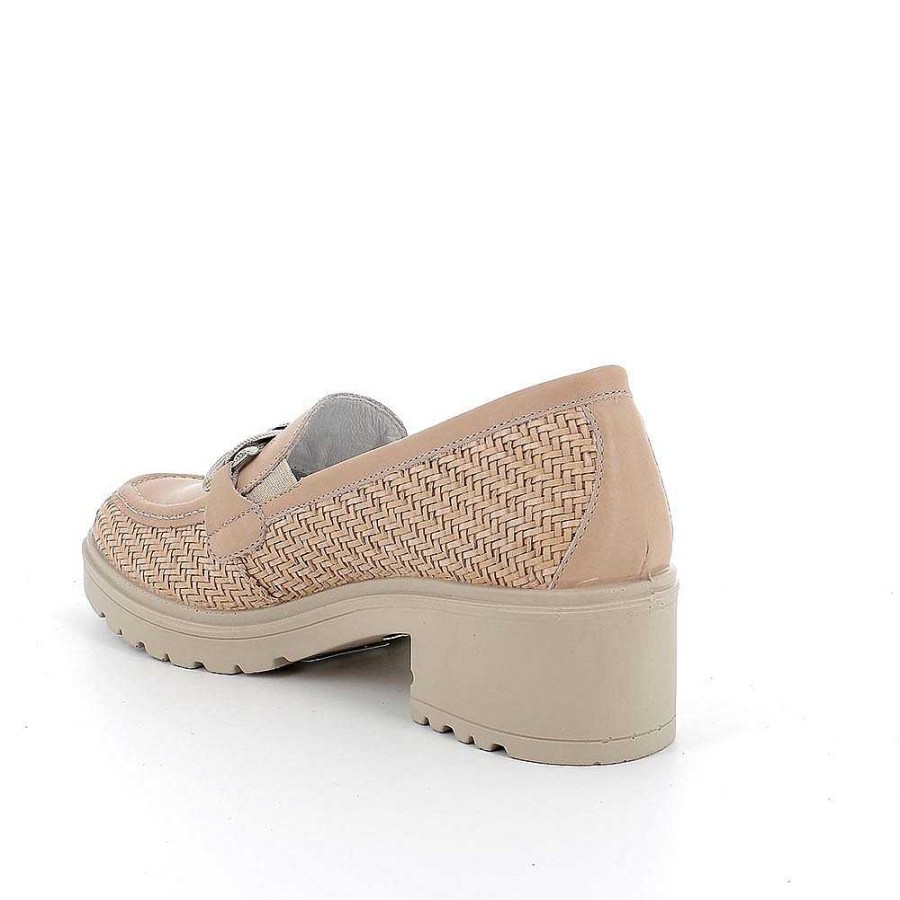 Igi&Co Mocassini Con Tacco Da Donna Castoro Mocassini E Slip On