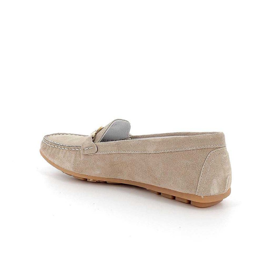 Igi&Co Mocassini In Pelle Da Donna Avorio Mocassini E Slip On