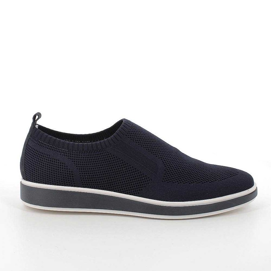 Igi&Co Slip On Calzino Da Uomo Blu Mocassini E Scarpe Basse