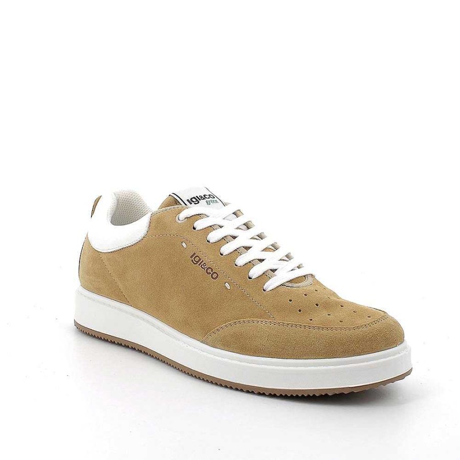 Igi&Co Sneakers In Pelle Da Uomo Senape Sneakers