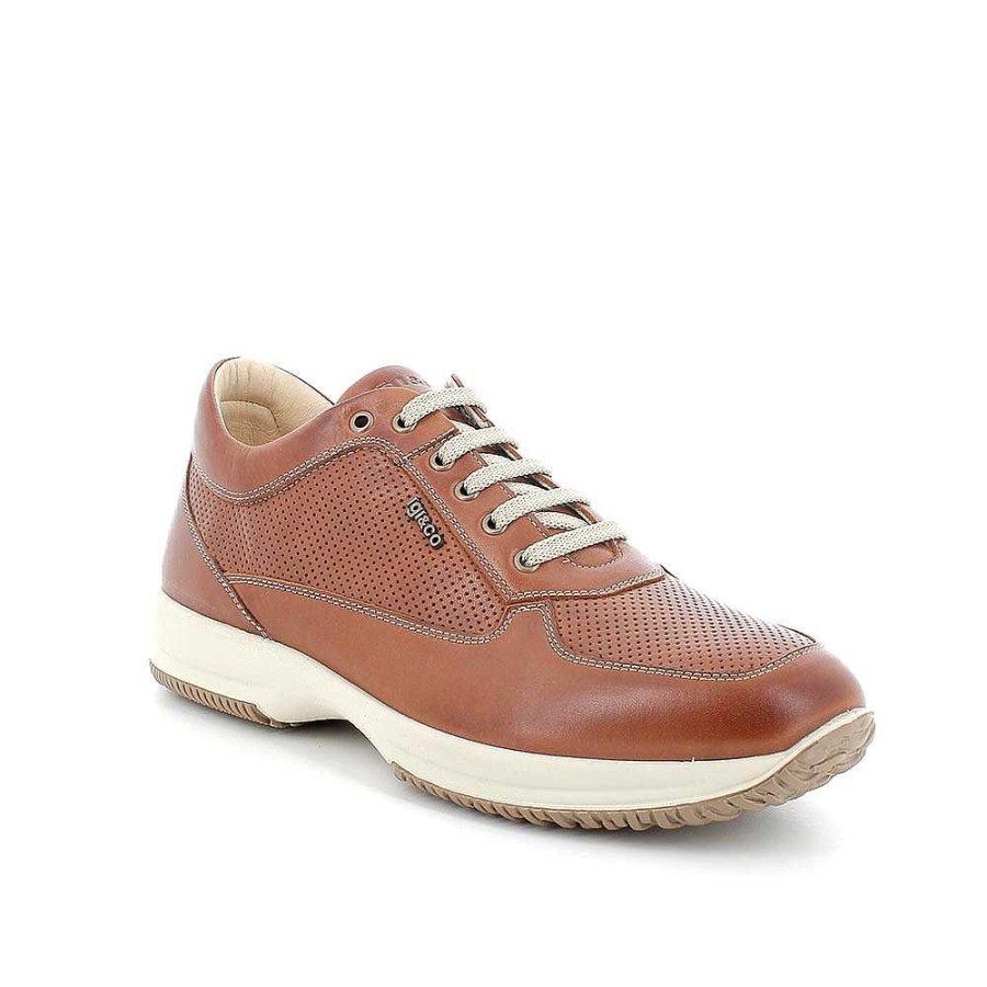 Igi&Co Sneakers In Pelle Da Uomo Cognac Sneakers