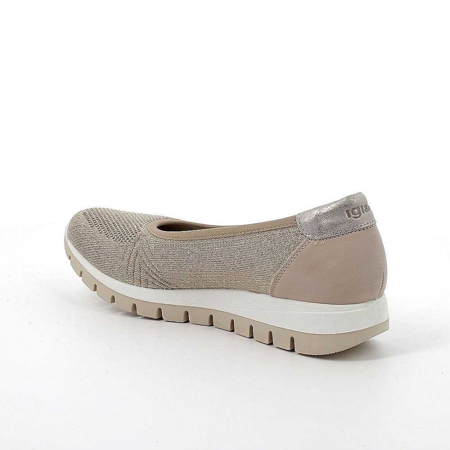 Igi&Co Ballerine Da Donna Beige-Platino Sneakers