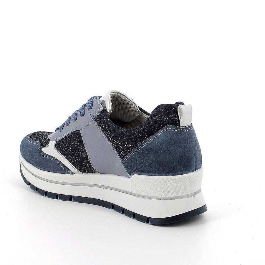 Igi&Co Sneakers Da Donna Jeans-Blu Sneakers