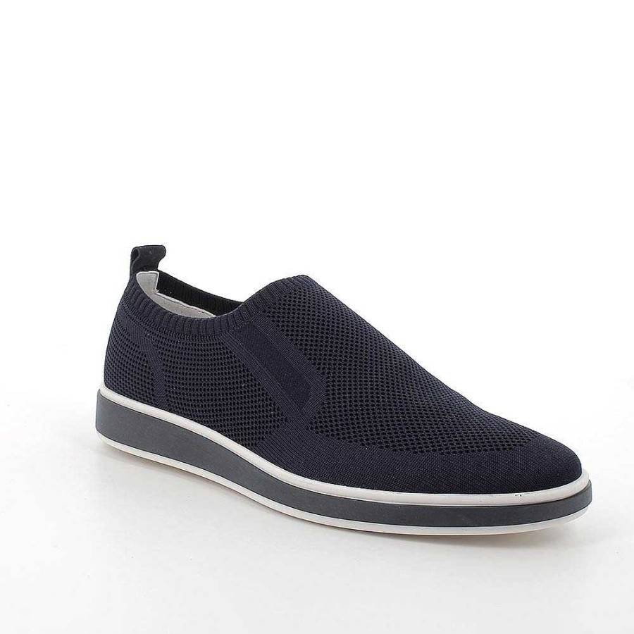 Igi&Co Slip On Calzino Da Uomo Blu Mocassini E Scarpe Basse