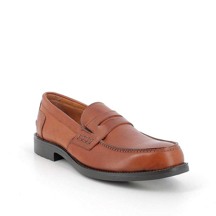 Igi&Co Mocassini In Pelle Da Uomo Cognac Mocassini E Scarpe Basse