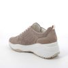 Igi&Co Sneakers Con Zeppa In Pelle Da Donna Visone Zeppe