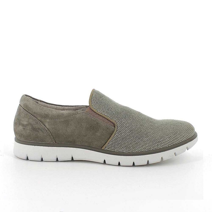 Igi&Co Slip On Da Uomo Verde Militare Mocassini E Scarpe Basse