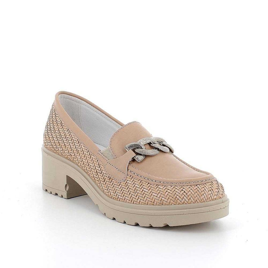 Igi&Co Mocassini Con Tacco Da Donna Castoro Mocassini E Slip On