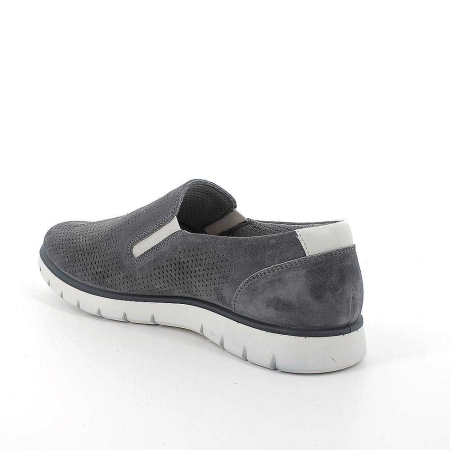 Igi&Co Slip On In Pelle Da Uomo Jeans Mocassini E Scarpe Basse