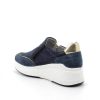 Igi&Co Slip On Con Zeppa In Pelle Da Donna Jeans Zeppe