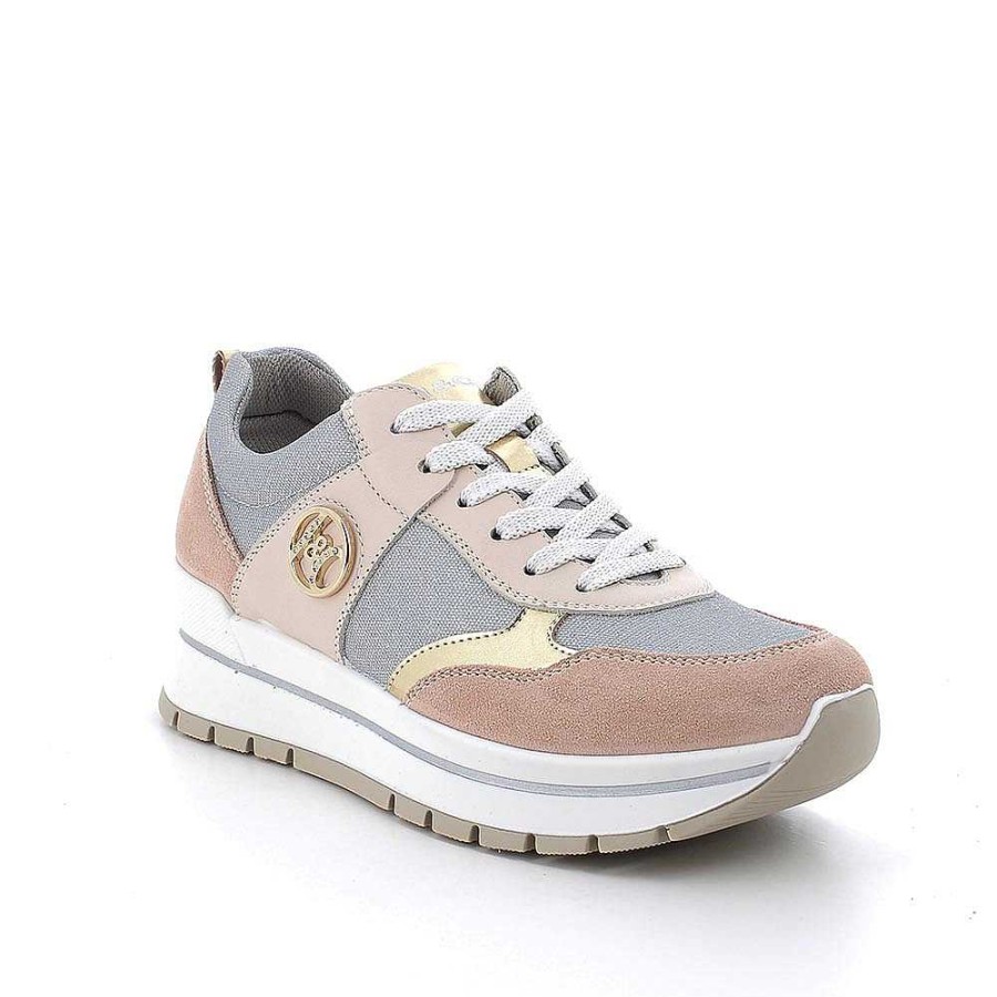 Igi&Co Sneakers Da Donna Skin-Panna-Grigio Sneakers