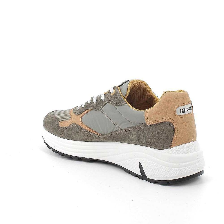 Igi&Co Sneakers Da Uomo Verde Militare Sneakers