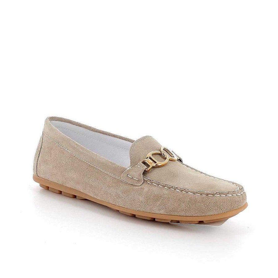 Igi&Co Mocassini In Pelle Da Donna Avorio Mocassini E Slip On