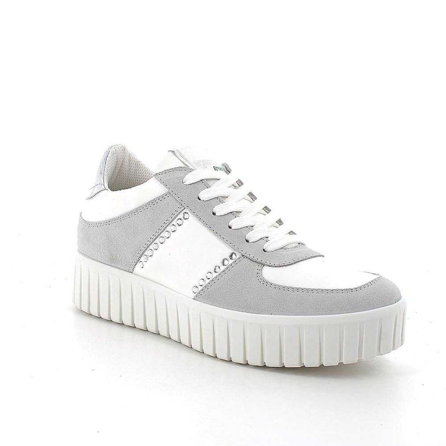 Igi&Co Sneakers In Pelle Da Donna Cristal-Bianco Scarpe Ecosostenibili