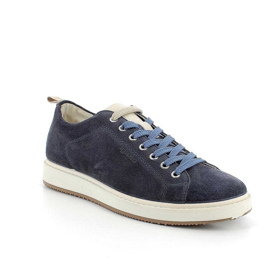 Igi&Co Sneakers In Pelle Da Uomo Jeans Sneakers