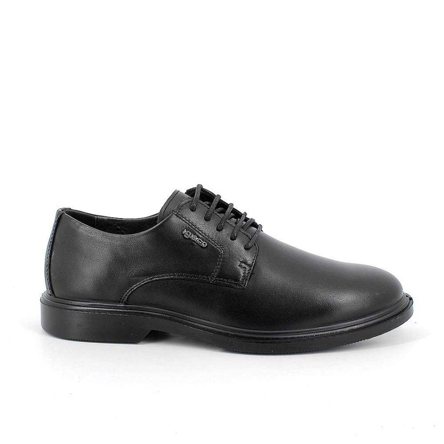 Igi&Co Stringate In Pelle Da Uomo Nero Stringate