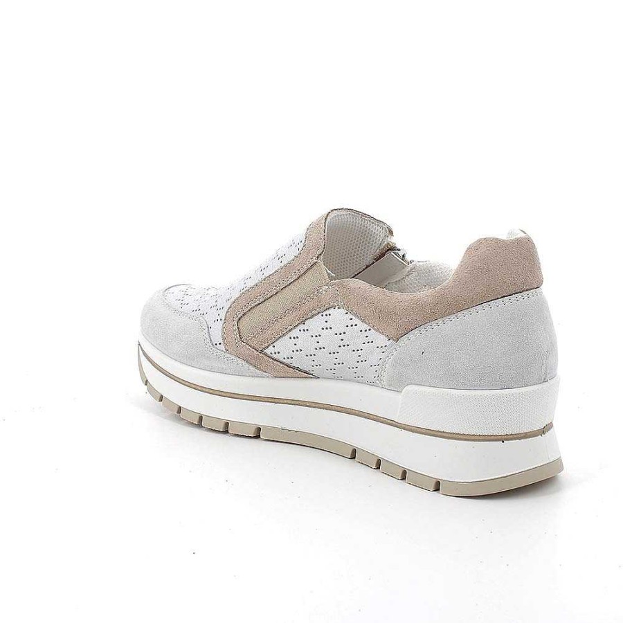 Igi&Co Sneakers In Pelle Da Donna Cristal-Argento Sneakers