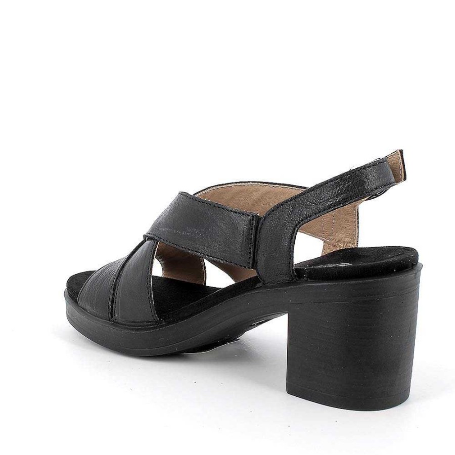 Igi&Co Sandali Con Tacco In Pelle Da Donna Nero Scarpe Con Tacco