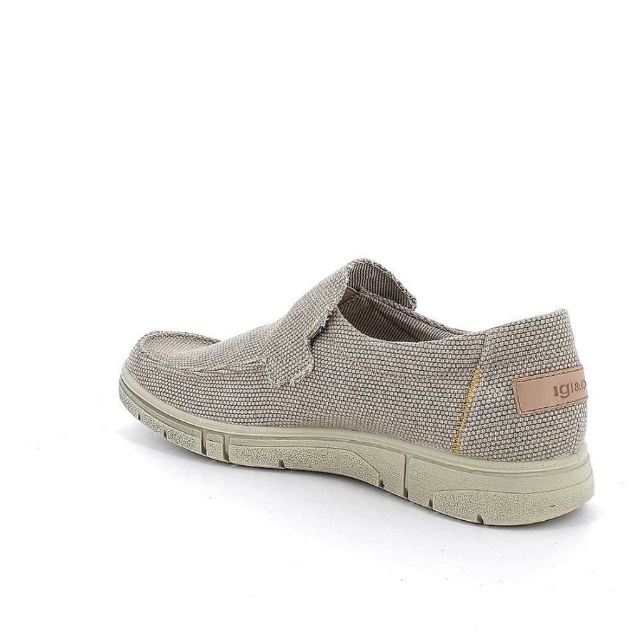 Igi&Co Slip On Da Uomo Taupe Mocassini E Scarpe Basse