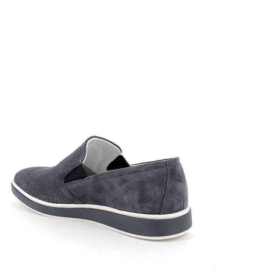 Igi&Co Slip On In Pelle Da Uomo Jeans Mocassini E Scarpe Basse